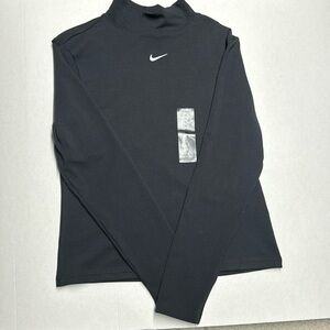Nike, Black, Turtleneck long sleeve